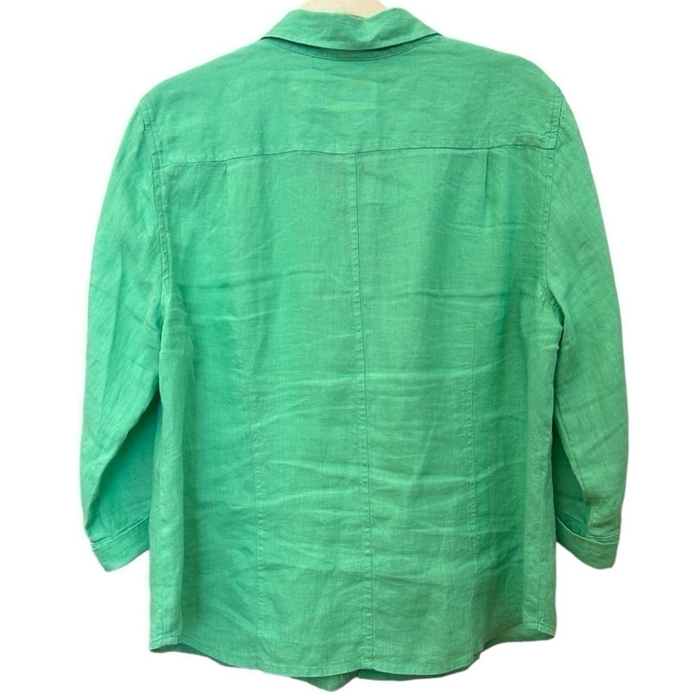 Linen top, Size Large - Picture 2 of 6